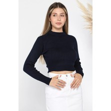 Fitilli Crop Triko Kazak P-00012422