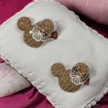 Gigi Giyim Kurdele Desenli Ikili Triko Kız Çocuk Pens Toka