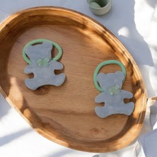 Gigi Giyim Peluş Kurdele Detay Ayıcıklı Kız Çocuk Bağlama Toka