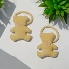 Gigi Giyim Peluş Kurdele Detay Ayıcıklı Kız Çocuk Bağlama Toka