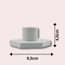 Cozyy Life Lumen Dekoratif 2'li Mumluk & Şamdan Seti | El Yapımı Obje | Minimalist Tasarım