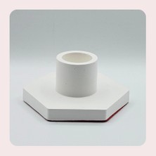Cozyy Life Lumen Dekoratif 2'li Mumluk & Şamdan Seti | El Yapımı Obje | Minimalist Tasarım