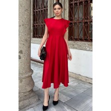 Gülseli Kadın Bisiklet Yaka Kiloş Elbise