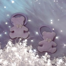 Gigi Giyim Peluş Kurdele Detay Ayıcıklı Kız Çocuk Bağlama Toka