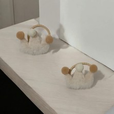 Gigi Giyim Taç Detaylı Ponponlu Bağlamalı Kız Çocuk Toka