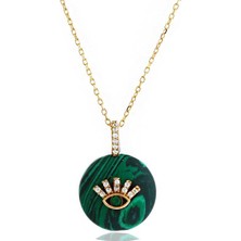 Masaliko Göz Gümüş Kolye Sb2155, 925 Ayar Gümüş