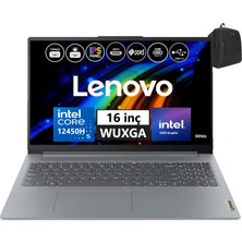 Lenovo Ideapad Slim 3 16IAH8 Intel Core I5 12450H 16GB Ddr5 1tb SSD Intel UHD Graphics 16" Wuxga Freedos Dizüstü Bilgisayar 883ES003QTR03+WEBLEGELSINÇANTA