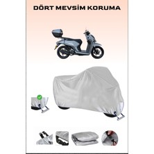 Breen Yuki Gentle 50 Için Kilit Uyumlu Motosiklet Branda, Güvenli, Su Geçirmez Dayanıklı Kumaş