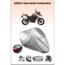 Benelli Trk 702X Arka Çanta Uyumlu Motosiklet Branda Su Geçirmez Dayanıklı Kumaş