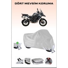 Breen Benelli Trk 502X Için Kilit Uyumlu Motosiklet Branda, Güvenli, Su Geçirmez Dayanıklı Kumaş