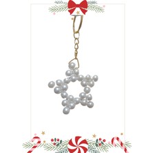 Skygo Yeni Yıl 2025 Kart Üzerinde Anahtarlık (Kişiye Özel Yazı Yazdırılabilir) Yıldız Model 5 Adet