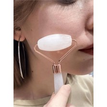 Sertifikalı Doğal Çift Taraflı Pembe Kuvars Taşı Masaj Aleti Doğal Taş Mat