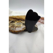 Sertifikalı Siyah Onix Gua Sha Masaj Aleti