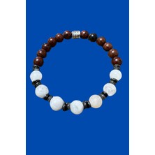 Sertifikalı Doğal Taş Aytaşı & Hematit & Obsidyen Bileklik Aaa Kalite