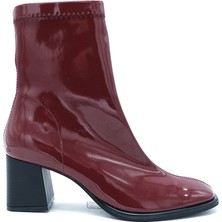 Gedikpaşalı Streç  Kadın Bot 02-621 Bordo Rugan