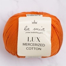 La Mia Lux Mercerized Cotton Turuncu El Örgü Ipi - 194 - 33755