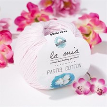 La Mia Pastel Cotton Pembe El Örgü Ipi - L057 - 33616