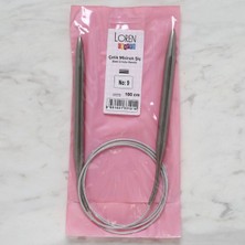 Loren Crafts 9 mm Çelik Misinalı Şiş 100 cm