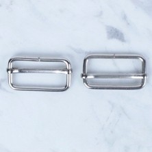 Loren Gümüş Metal Toka Sürgülü 2 Li Paket