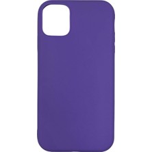 Piyasa Sepeti Apple iPhone 11 İnce Mat Silikon Kılıf Mor