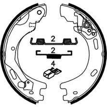 Ferodo FSB4062 El Fren Balata Takımı Discovery 3 05-09 Discovery 4 10-16 Range Rover Sport 05-12 91070900