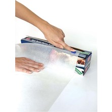 Roll Up Pişirme Kağıdı 40 Metre x 37 cm Kayar Bıçaklı - Çok Kolay Kesim - Baking Paper - Yağsız Kullanım