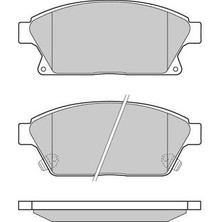 Mga 55340 Balata Fren Ön Chevrolet Cruze 09-12-Aveo 11-Astra J 09-12-Mokka 12-13-16 Jant 542115