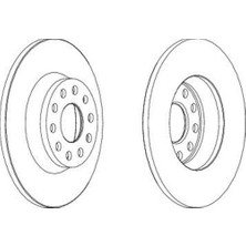 Ferodo DDF1306 Arka Fren Aynası Golf V Jetta Passat 1.4tsı 1.6 2.0 16V 01 03 JZW615601F