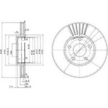 Delphi BG2745 Ön Fren Aynası Passat 96-05 A4 A6 1.8 20V 1.9tdı 97- 4A0615301C