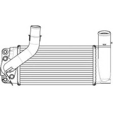 Wagenburg NT169 Intercooler Toyota Corolla-Auris 1.4 D4D 2007-2012 Yaris 1.4 D4D 2005- 179000N040