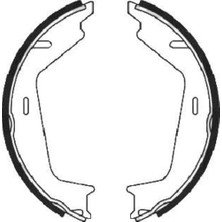 Ferodo FSB645 Arka El Fren Pabuç Balata Volvo S60 01 4.10 S80 98-06-V70 97-00-07-XC70 02-XC90 02-178X25 272398