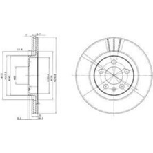 Delphi BG3036 Ön Fren Aynası Octavia 1.8 20V 1.9tdı 96-A3 1.8 20V 1.9tdı 96-Golf Iv 1.8 1.9tdı 97-Bora 98- 1J0615301E