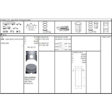 Goetze 87-71341-050 Motor Piston Segman Ceres 2200 89.40MM K6ZO11SAO