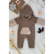 Cassiope Düğmeli Waffle Tulum