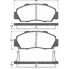 Mga 55308 Balata Fren Ön-Honda Accord 98-02-Crv 97-01-Hrv 99- 45022SS0G02