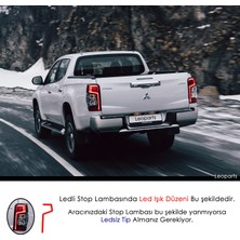 LEOPARTS Mitsubishi L200 Stop Lambası Sağ (Ledli) 2019-2021 8330B214