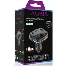 Aurıs Çakmaklığı Takılan 2 USB + 1 Type-C Girişli Mp3 Çalar Fm Adaptör Ü ( Transmıtter )