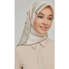 Armine Nostalji Tivil İpek 8655 - 06 Beyaz Karışık Desen