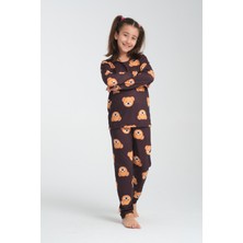 Çocuk Pijama Takımı Renkli Desenli
