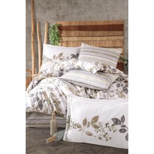 Clasy Ranforce Nevresim Takımı Çift Kişilik Azura V1 Bej