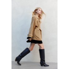 H&M Keçeli Kısa Denizci Kabanı