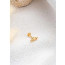 Bayar Gold 14 Ayar Altın Taç Tragus