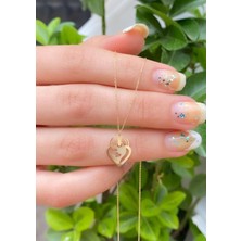 Bayar Gold 14 Ayar Altın Gökkuşağı Sevgi Kolye