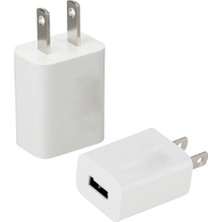 STC-A18A USB 5V 1A Erkek Amerikan Fiş Duvar Adaptör 2li Paket