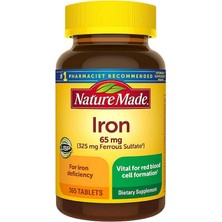 Nature Made Iron 65 Mg (325 Mg Ferrous Sulfate) 365 Tablet