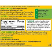 Nature Made Iron 65 Mg (325 Mg Ferrous Sulfate) 365 Tablet