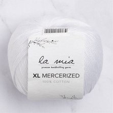 La Mia Xl Mercerized Beyaz El Örgü Ipi - 2 - 33759