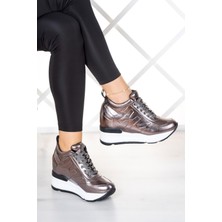 Erkan Saçmacı Maria Platin Gizli Dolgu Günlük Ayakkabı