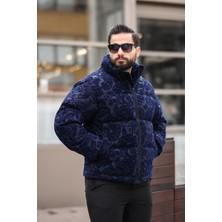 Rhones Erkek Dik Yaka Kışlık Flok Mont
