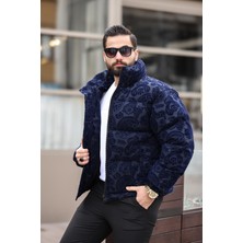 Rhones Erkek Dik Yaka Kışlık Flok Mont